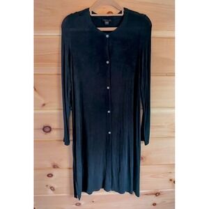 J Jill Women Long Cardigan Swearter Wearever Collection Capsule Office Lagenlook